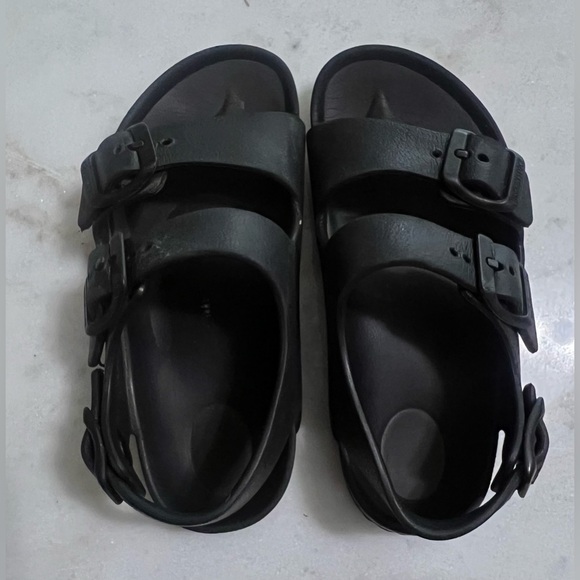 Birkenstock Kids Milano EVA -Black  Back Strap Sandals US 1-1.5 Beach Summer - Picture 4 of 9